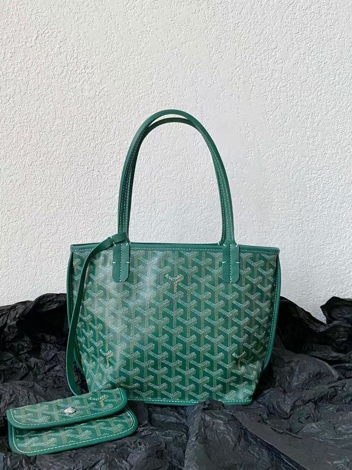 GOYARD ANJOU MINI TOTE 雙面迷你托特包 綠色16232