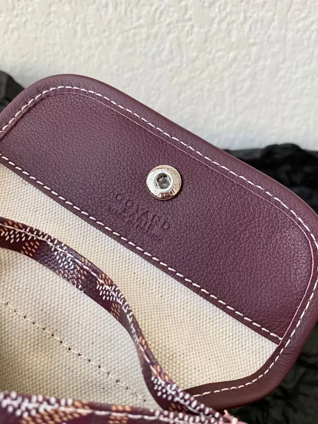 GOYARD ANJOU MINI TOTE 雙面迷你托特包 酒紅色16175