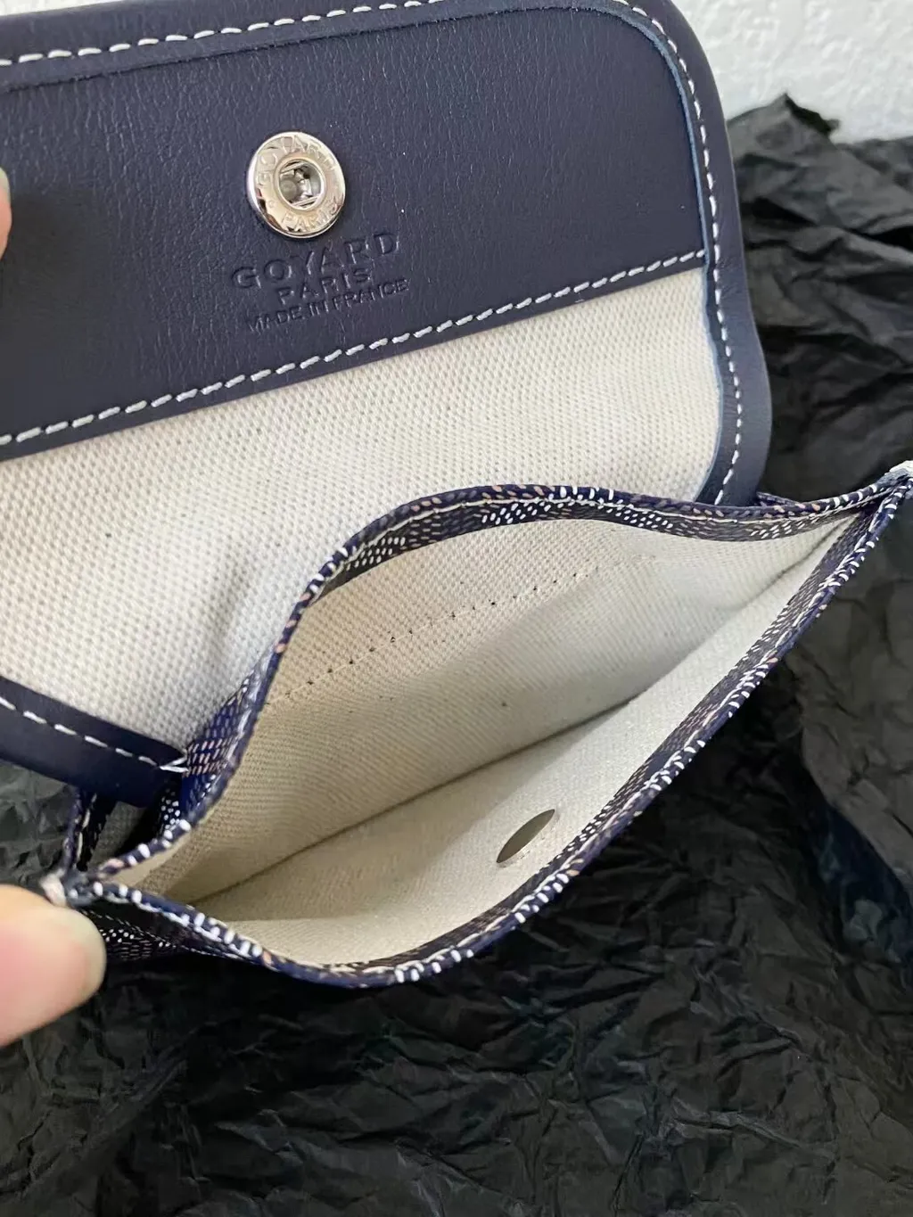 GOYARD ANJOU MINI TOTE 雙面迷你托特包 深藍色16088