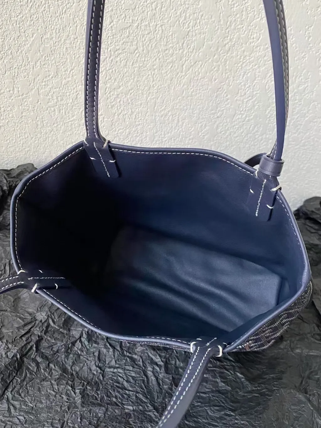 GOYARD ANJOU MINI TOTE 雙面迷你托特包 深藍色16086