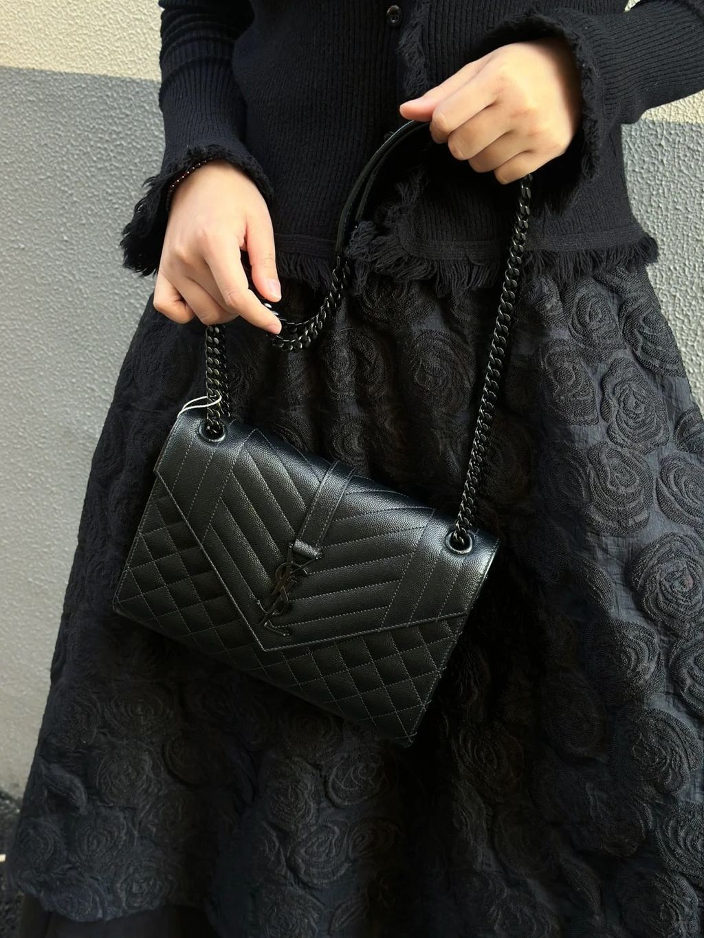 all black｜YSL信封包_2_张果果MISSME二手奢侈品_来自小红书网页版