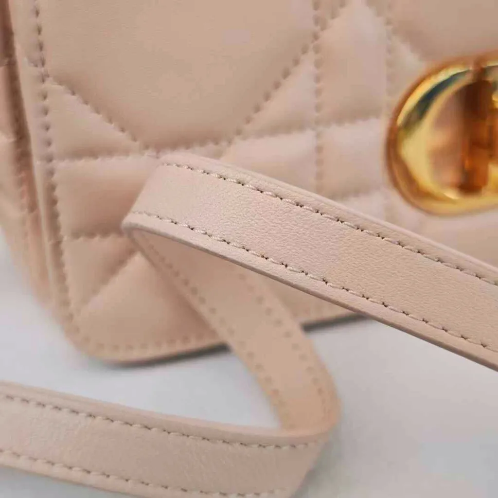 DIOR SOFT CARO 手袋 胭脂粉色7