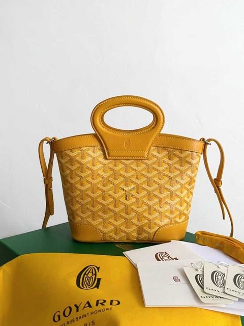 GOYARD BELUGA MINI 菜藍子 黃色 10.14.37