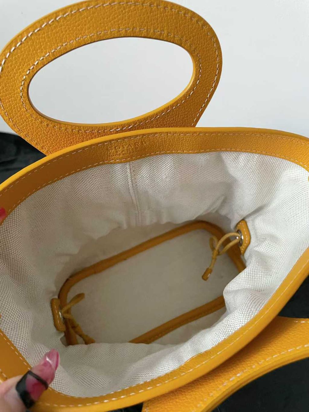 GOYARD BELUGA MINI 菜藍子 黃色 10.14.42