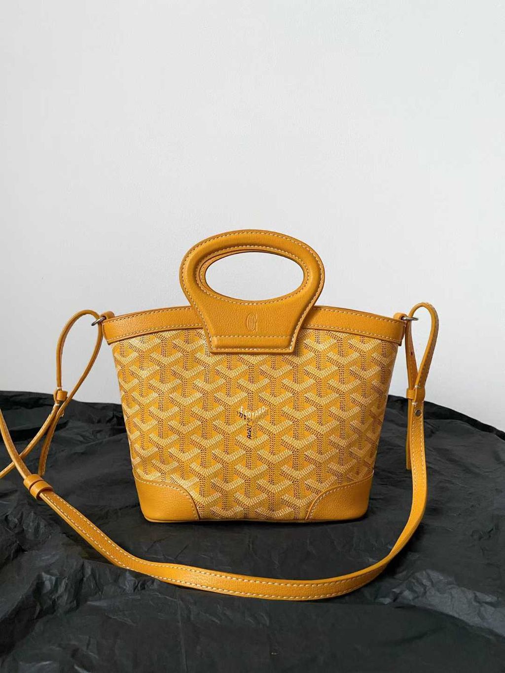 GOYARD BELUGA MINI 菜藍子 黃色 10.14.38