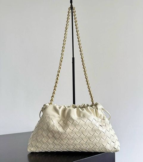 BOTTEGA VENETA DUSTBAG NOTTE 鏈條編織包 海鹽色 11.51.06