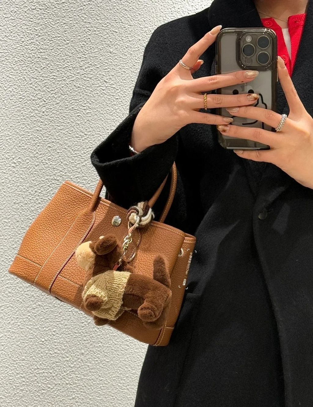 HERMES GARDEN PARTY NEGONDA皮 37金棕色 花園包 4