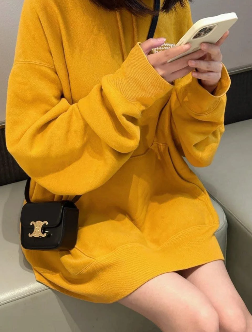 CELINE CLAUDE 光滑牛皮革手袋 MINI2