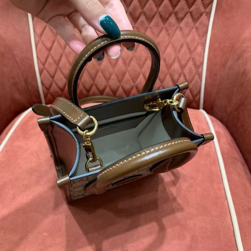 GUCClInterlocking G 迷你手提:斜背托特包3