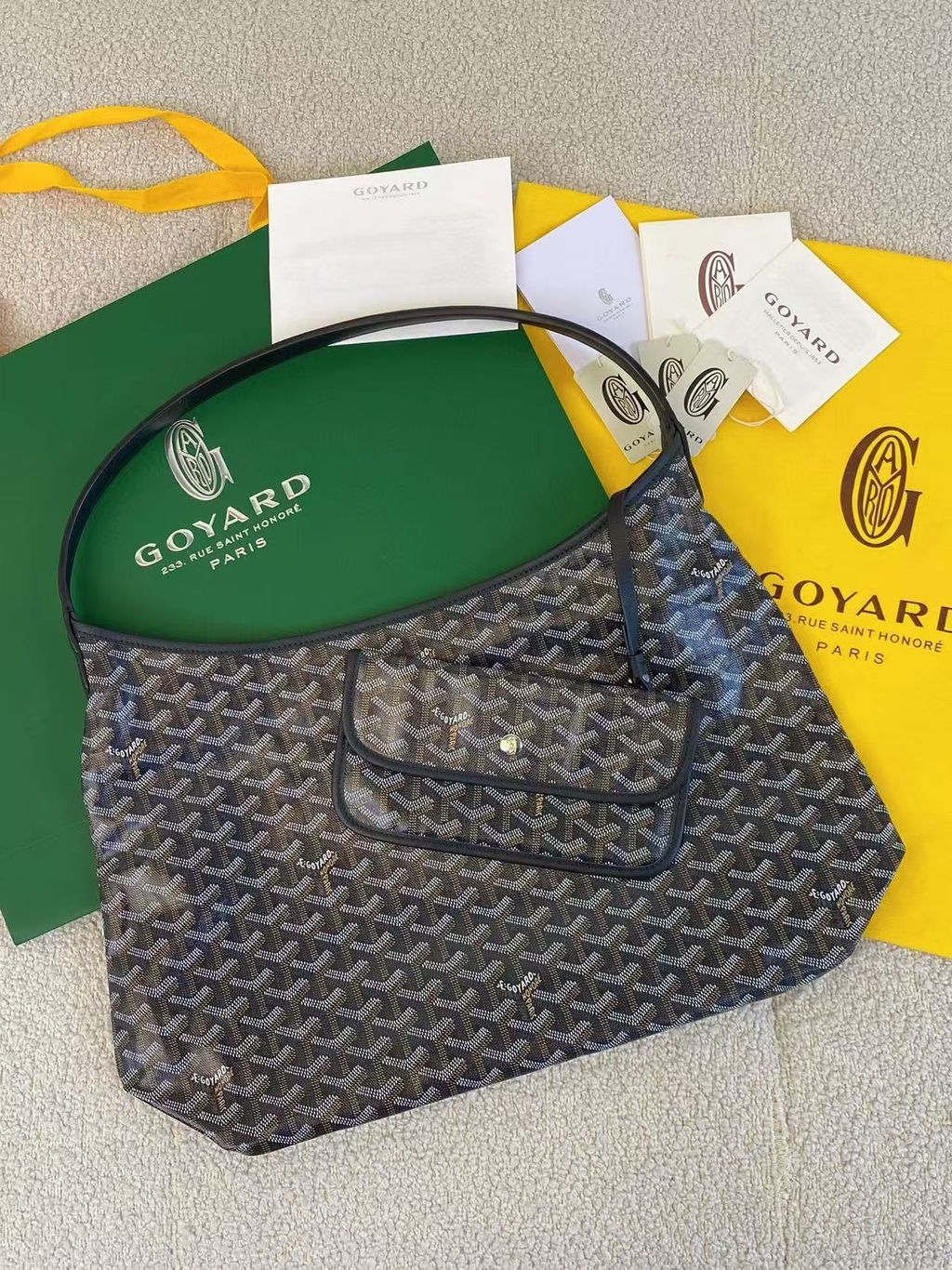 ⊹現貨⊹ GOYARD BOHEME HOBO 單肩包 黑色