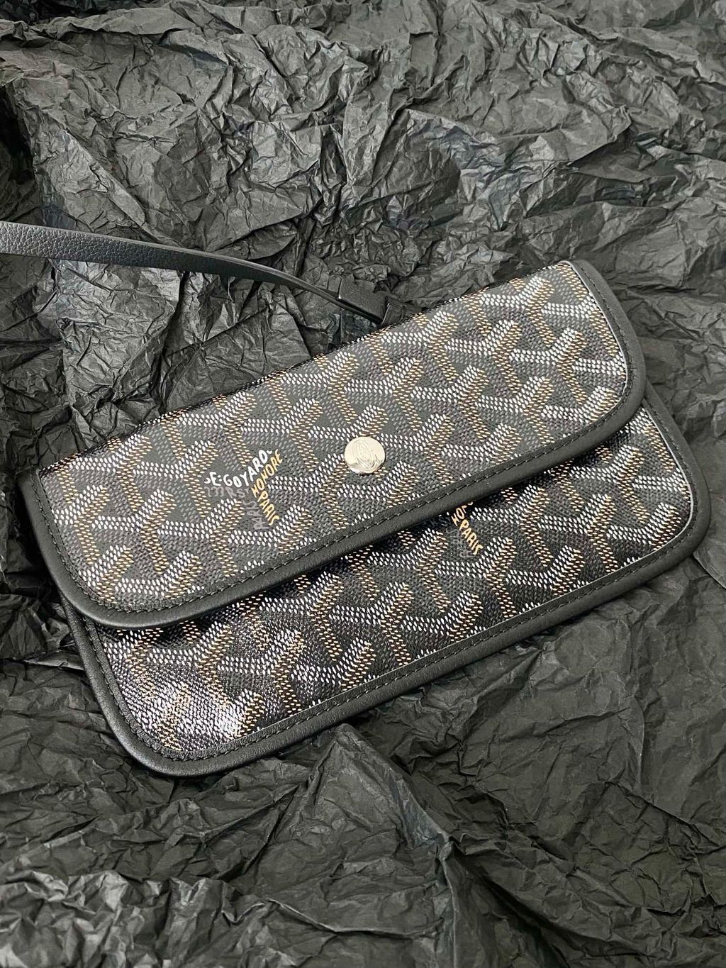 ⊹現貨⊹ GOYARD BOHEME HOBO 單肩包 黑色ㄓ