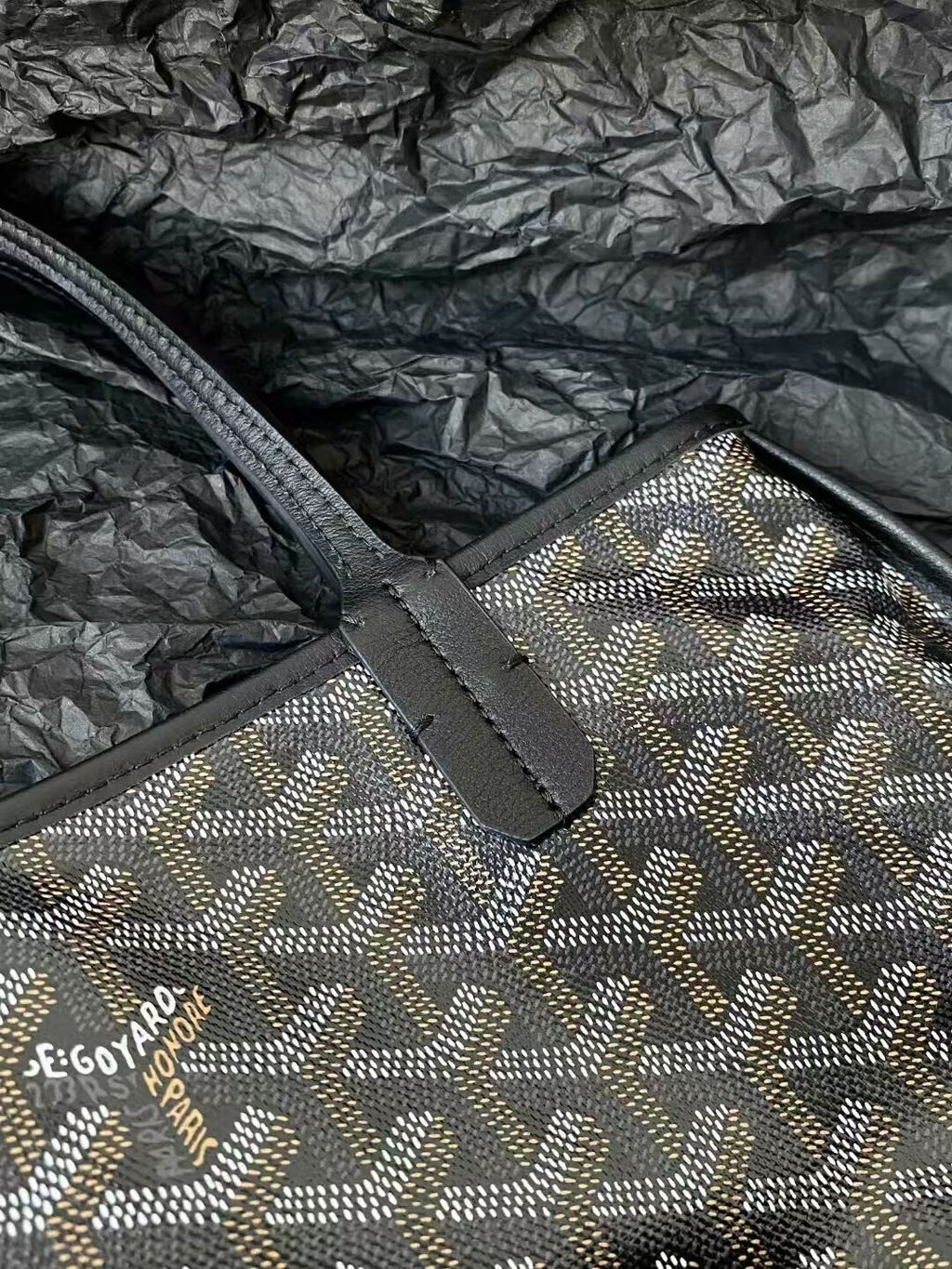 GOYARD ANJOU MINI TOTE 雙面迷你托特包 黑色16252
