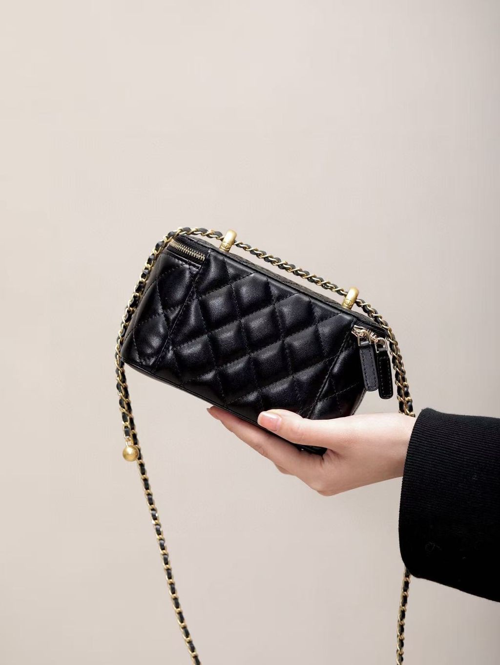 CHANEL 25S 雙金珠 化妝盒子包2