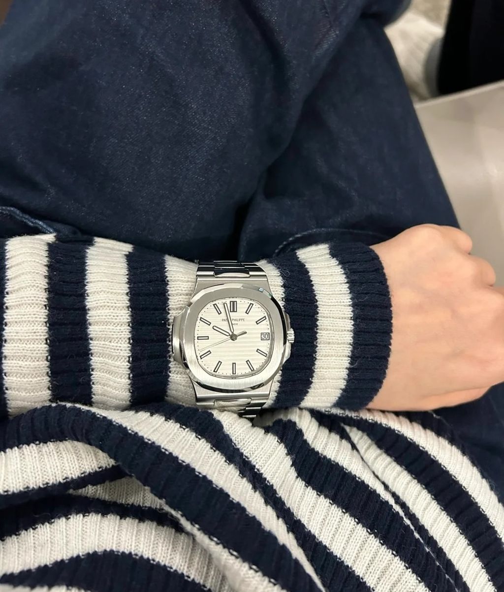 PATEK PHILIPPE 雪山白 鸚鵡螺5