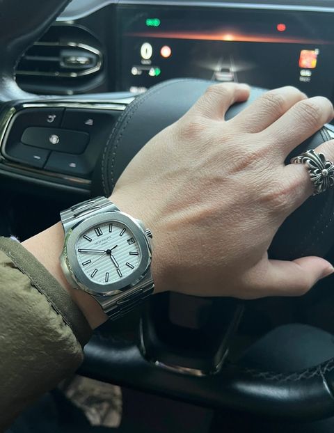 PATEK PHILIPPE 雪山白 鸚鵡螺1