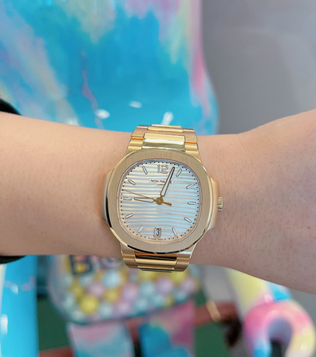 PATEK PHILIPPE NAUTILUS 鸚鵡螺 7118:1R 玫瑰金白盤4