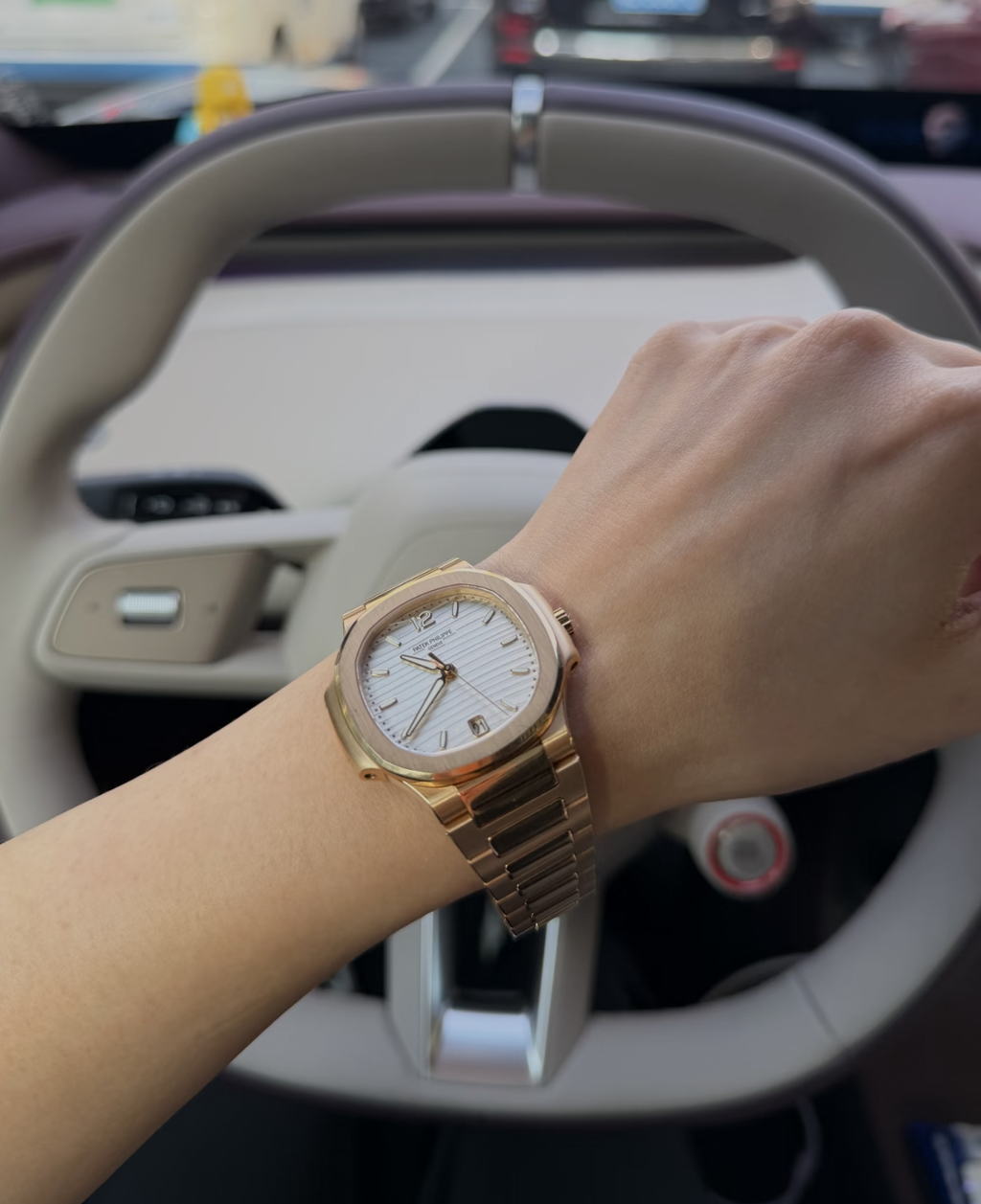 PATEK PHILIPPE NAUTILUS 鸚鵡螺 7118:1R 玫瑰金白盤2