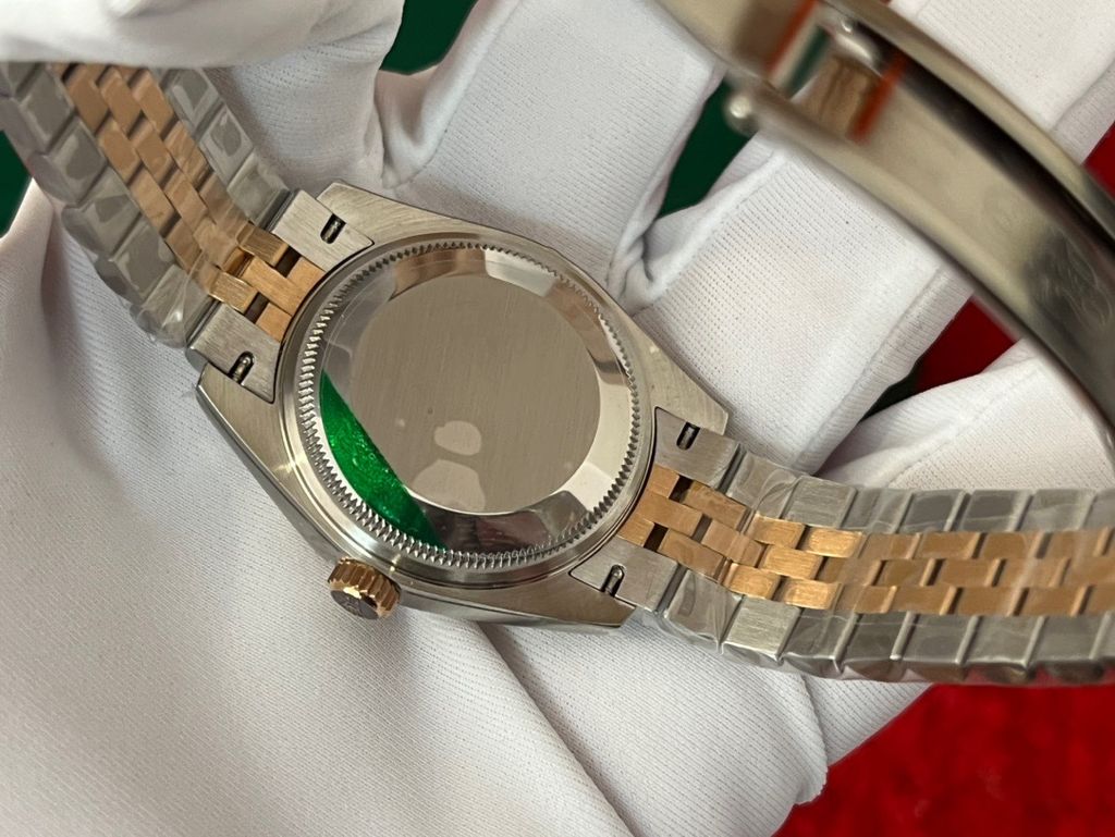 ROLEX DATEJUST 玫瑰間金鑲鑽白貝母盤 日誌型系列腕錶5