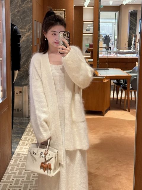 HERMES BIRKIN 10奶昔白 銀扣 1