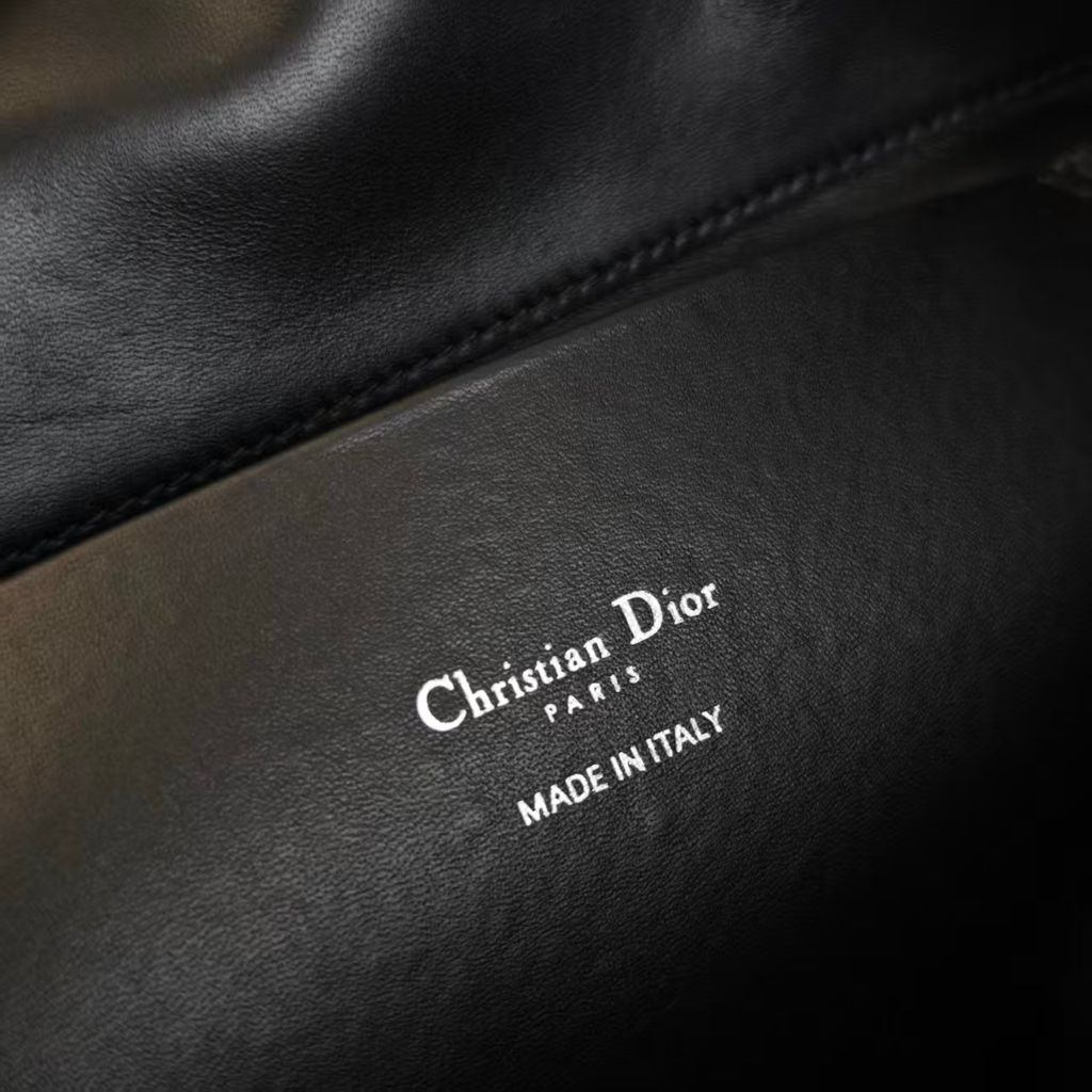 DIOR TOUJOURS 油臘皮直式托特包 黑色7.pic