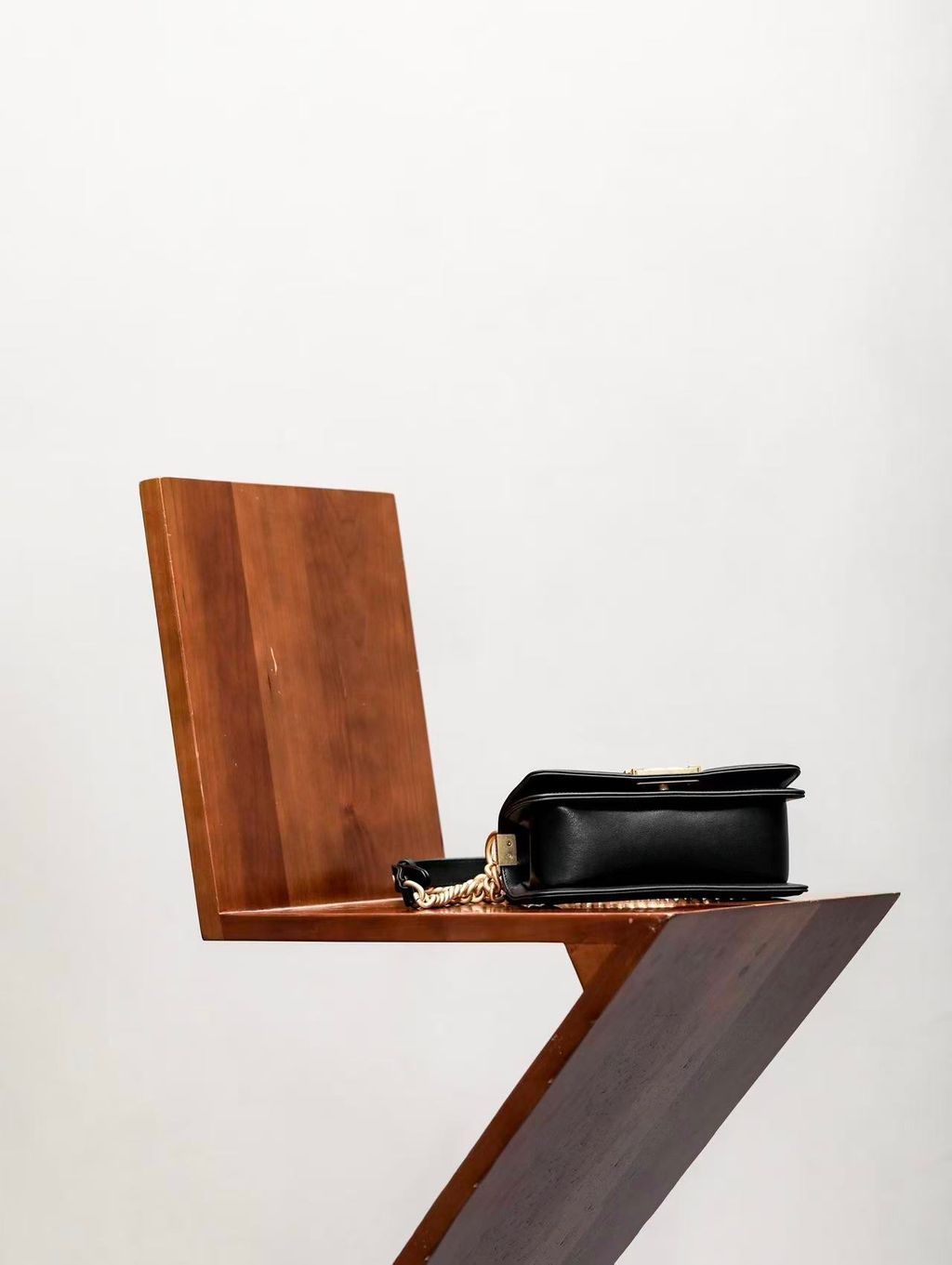 CHANEL LE BOY 經典牛皮口蓋包5