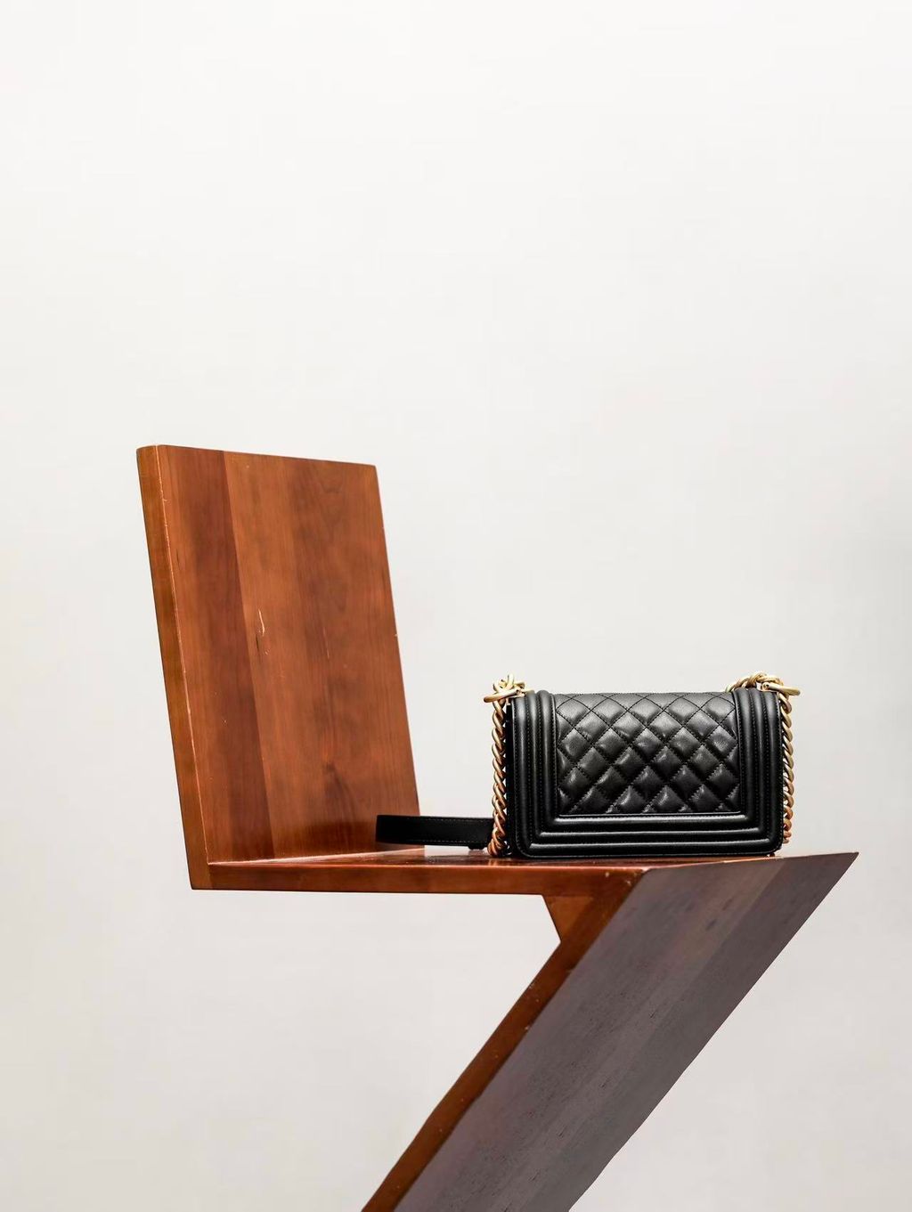 CHANEL LE BOY 經典牛皮口蓋包3