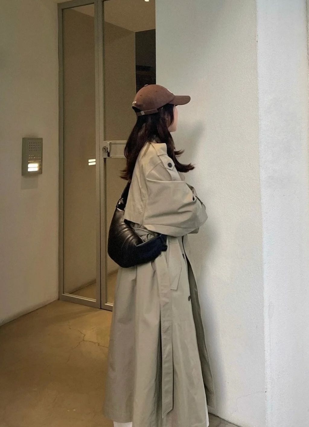 LEMAIRE CROISSANT 牛角包 羊皮黑色3