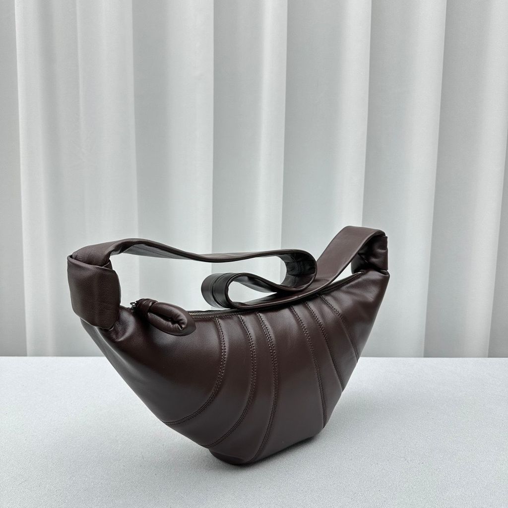 LEMAIRE CROISSANT 牛角包 牛皮胡桃棕色 中號