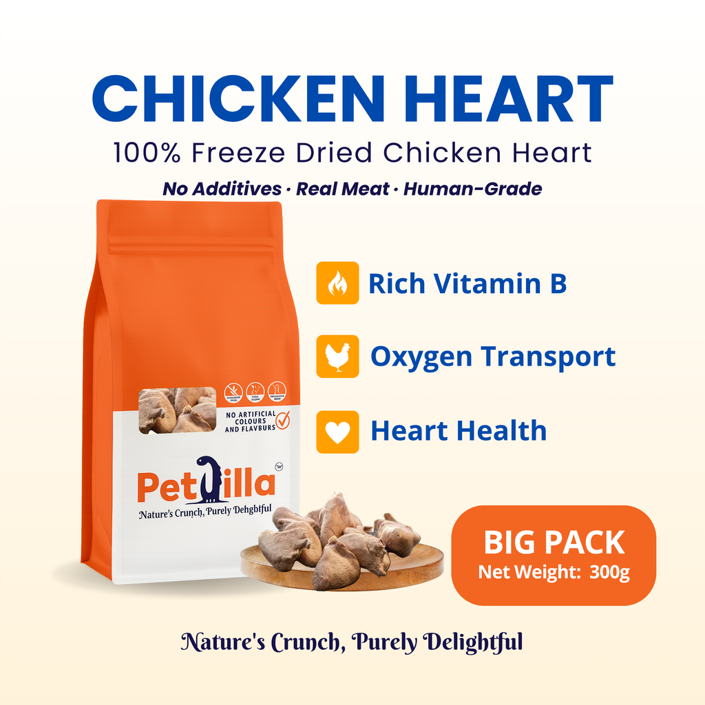 (B) Chicken Heart 300g