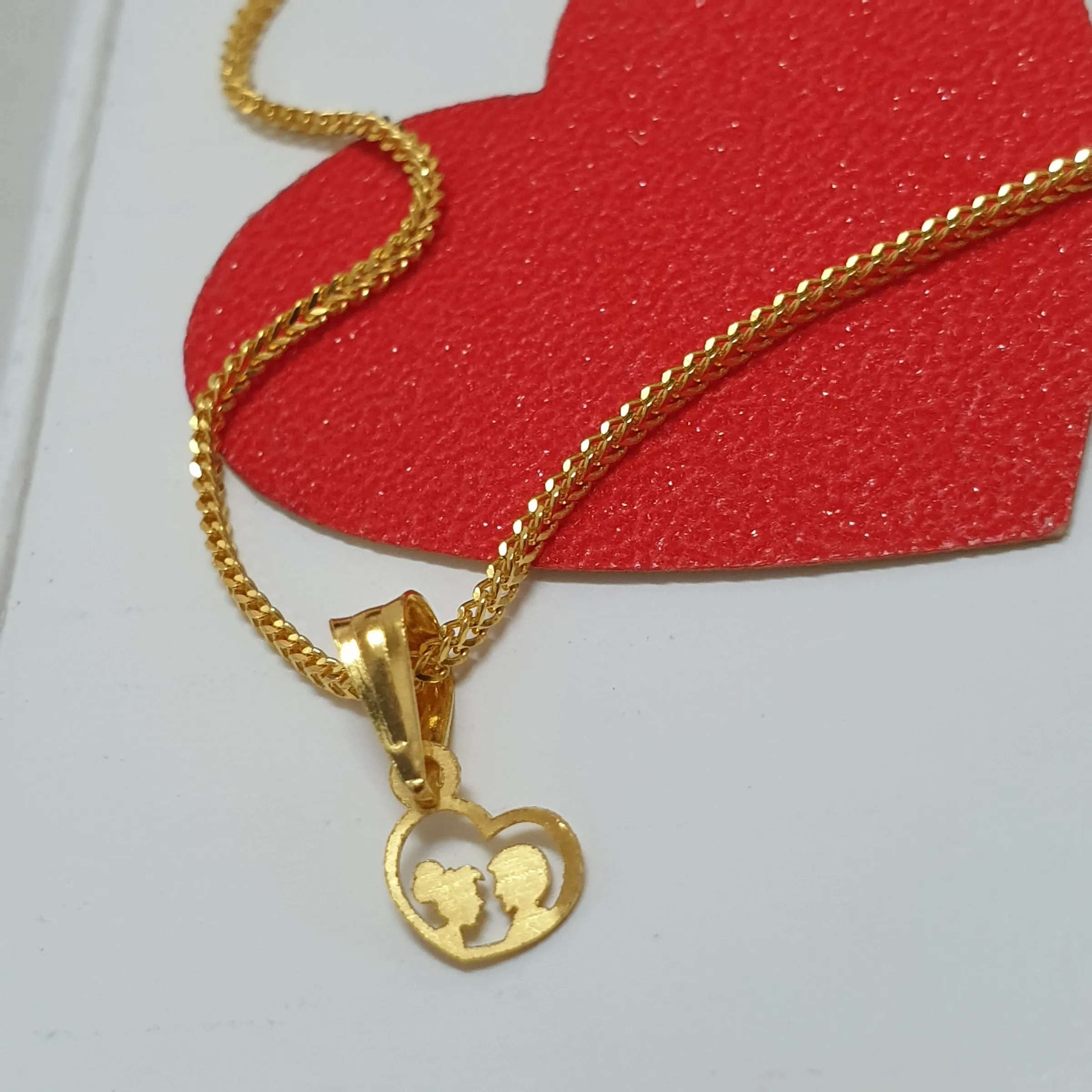Lovers Pendant Necklace
