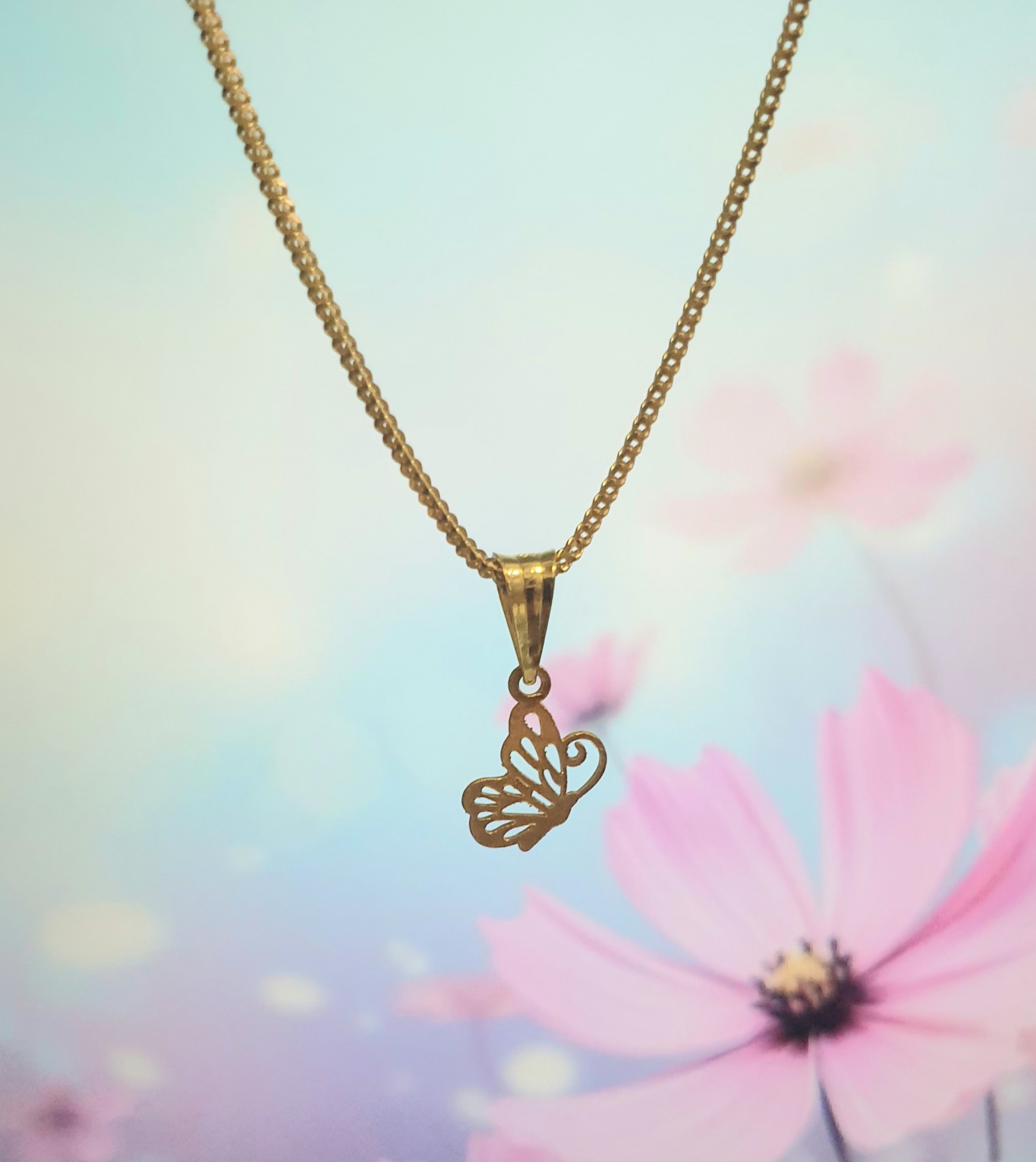 Butterfly Pendant Necklace
