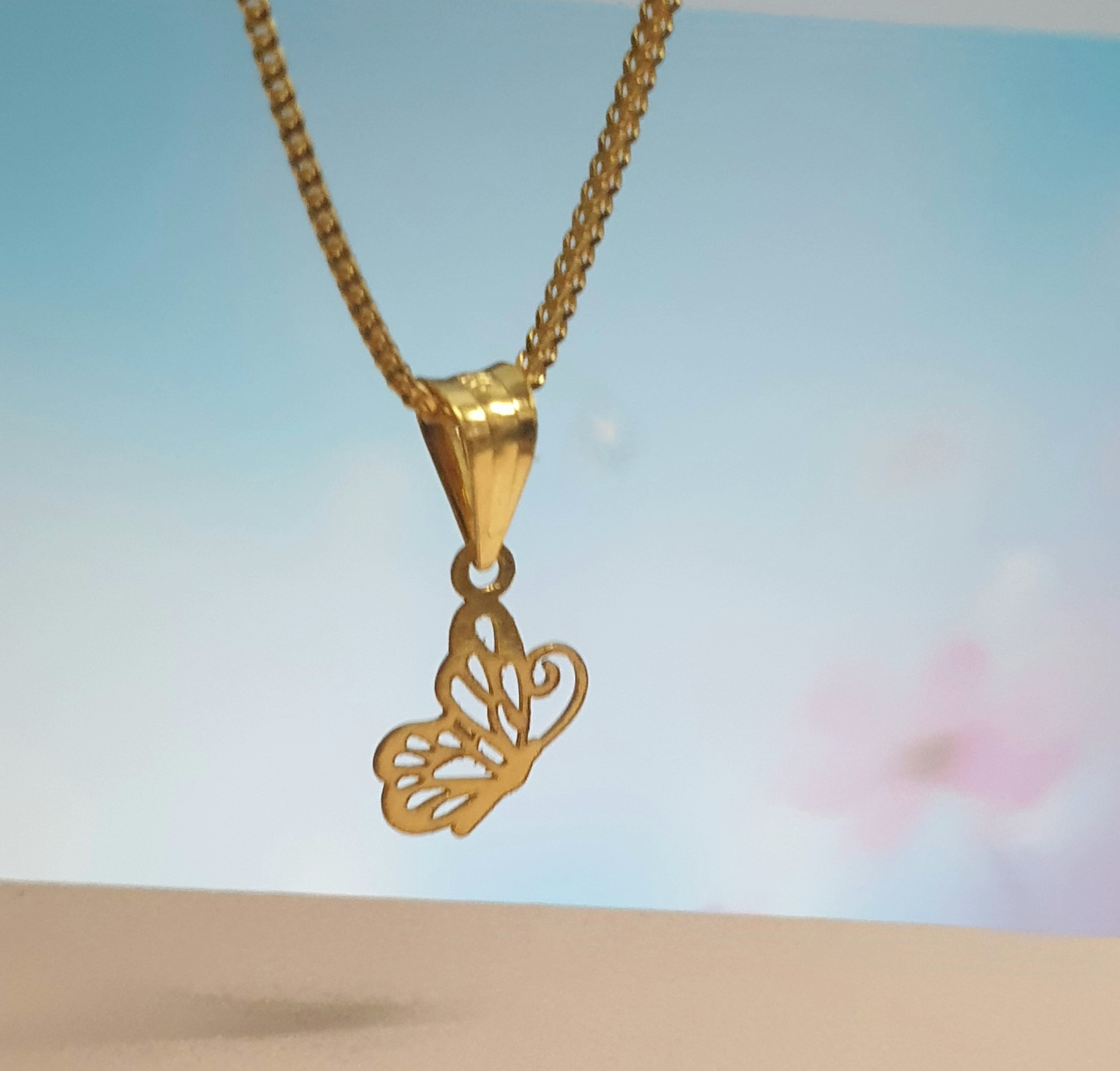 Butterfly Pendant Necklace