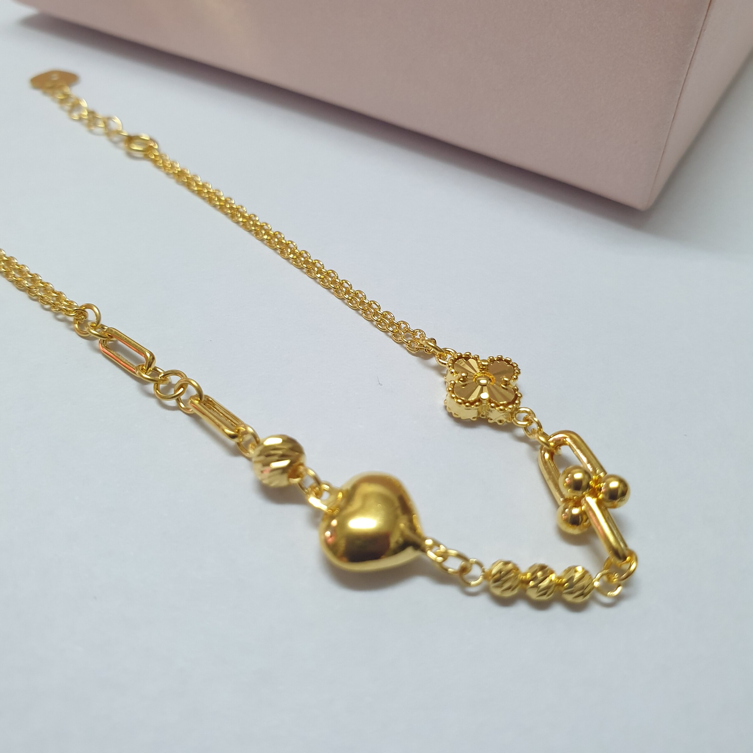 Clover Heart Bracelet