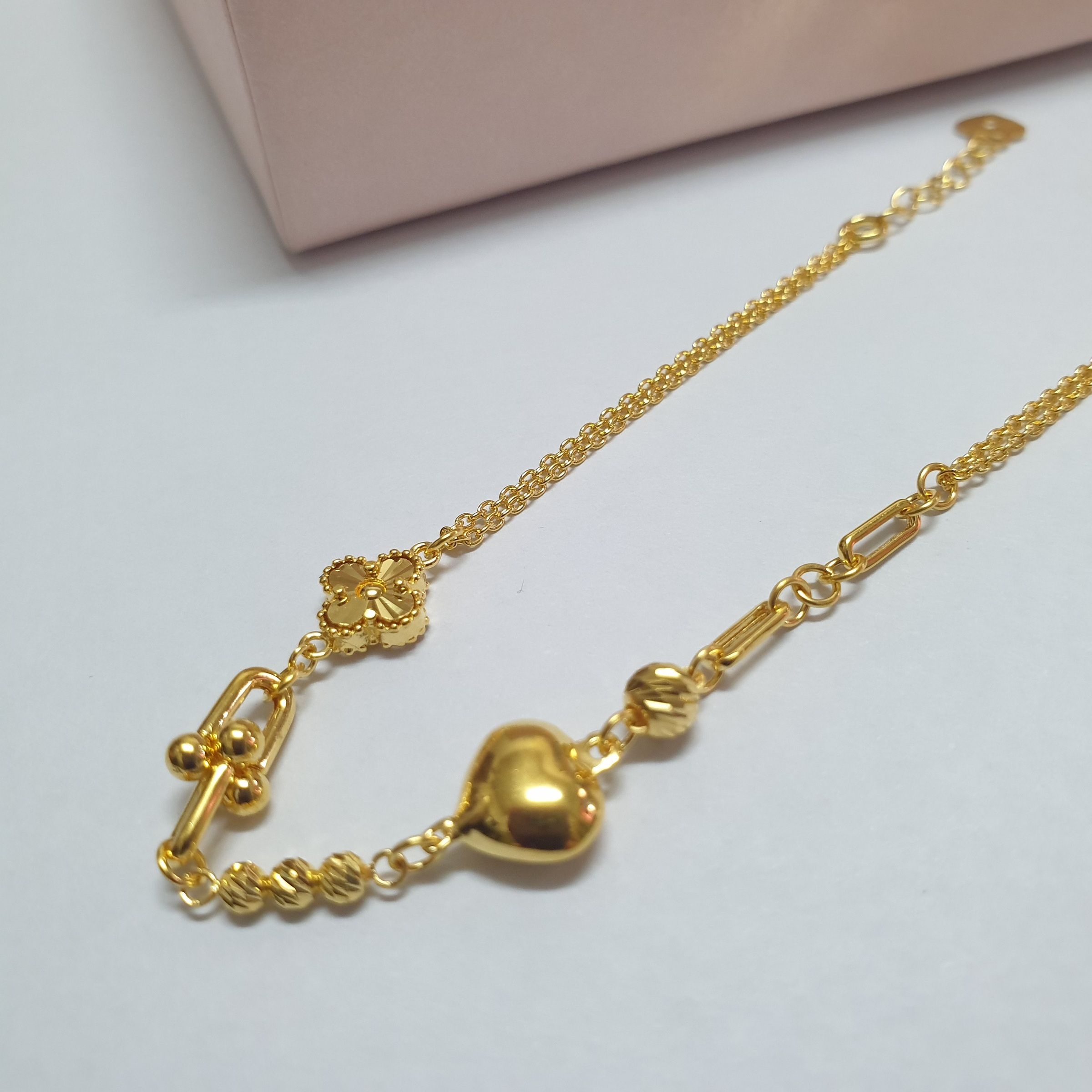 Clover Heart Bracelet