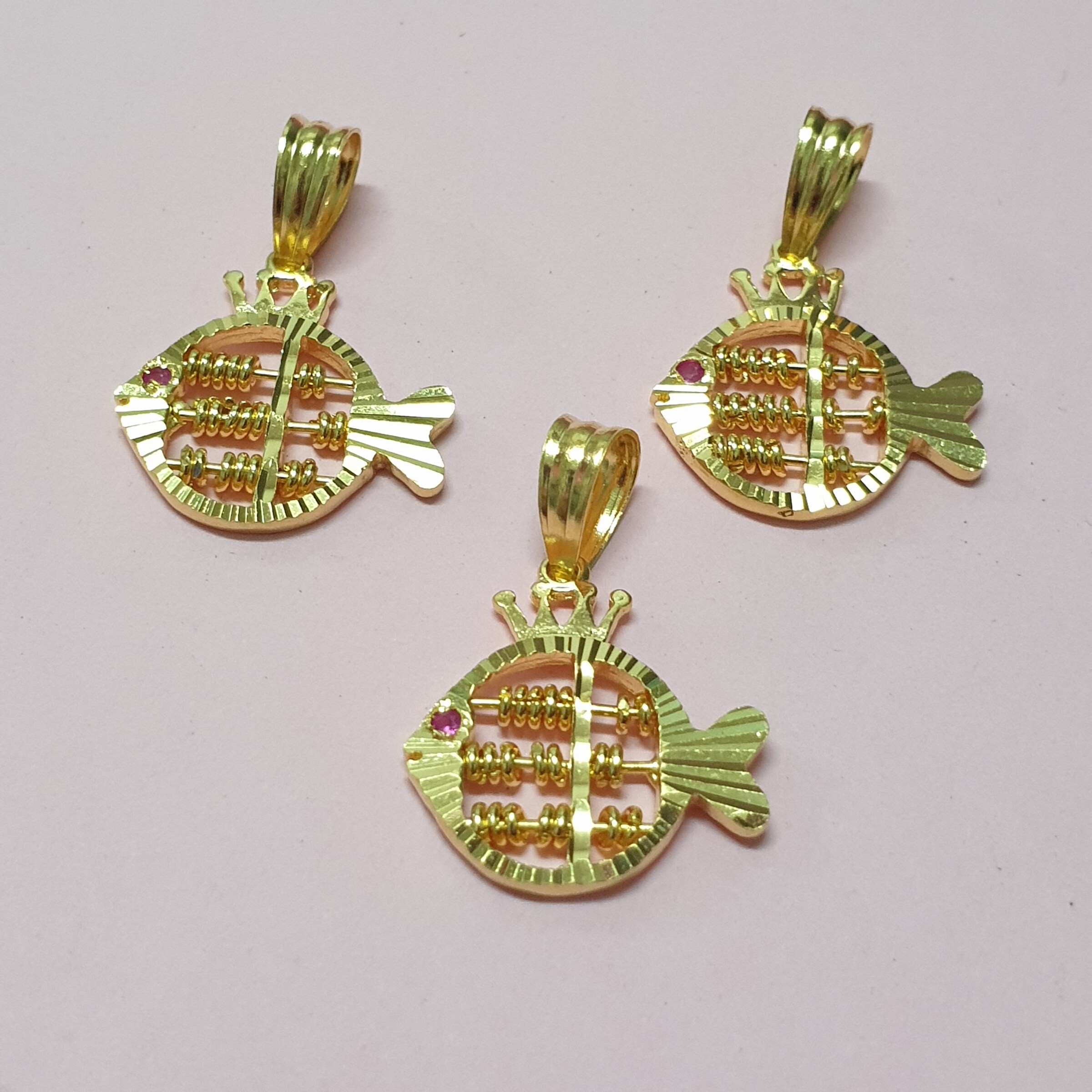 Fish Abacus Pendant