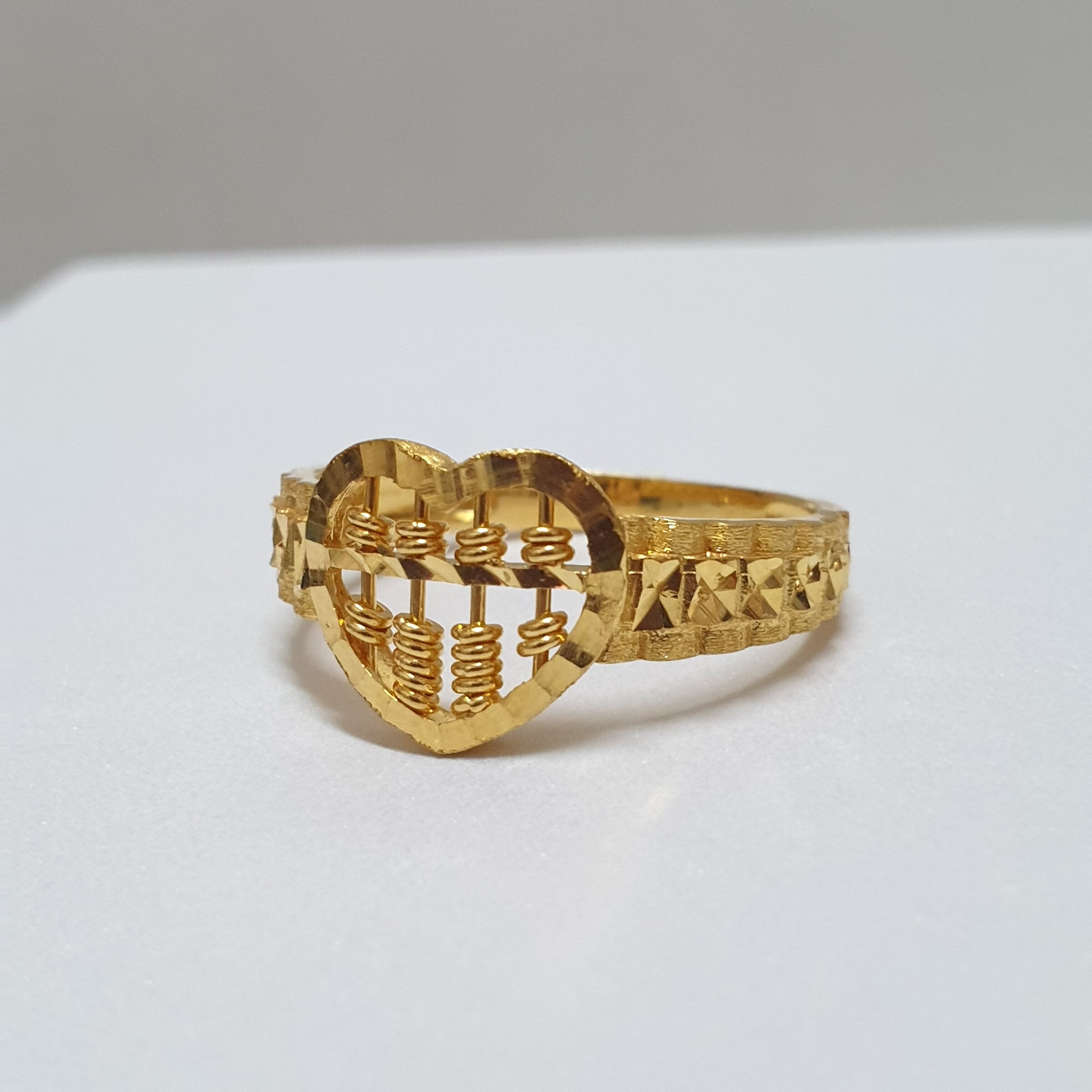 Heart Abacus Ring