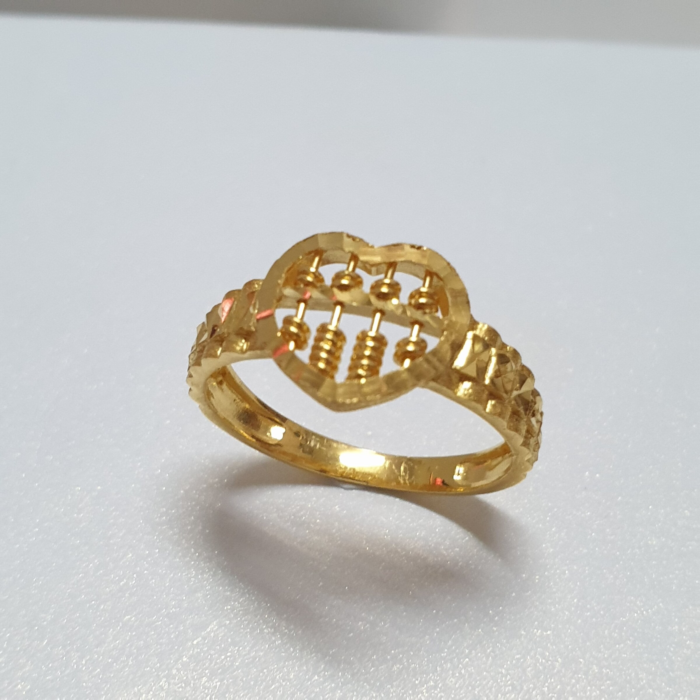 Heart Abacus Ring