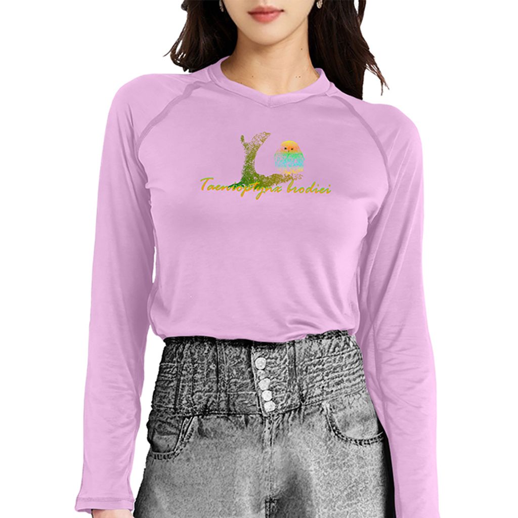 女 鵂鶹 輕柔溫控長袖石墨烯V領衫(葡萄紫)