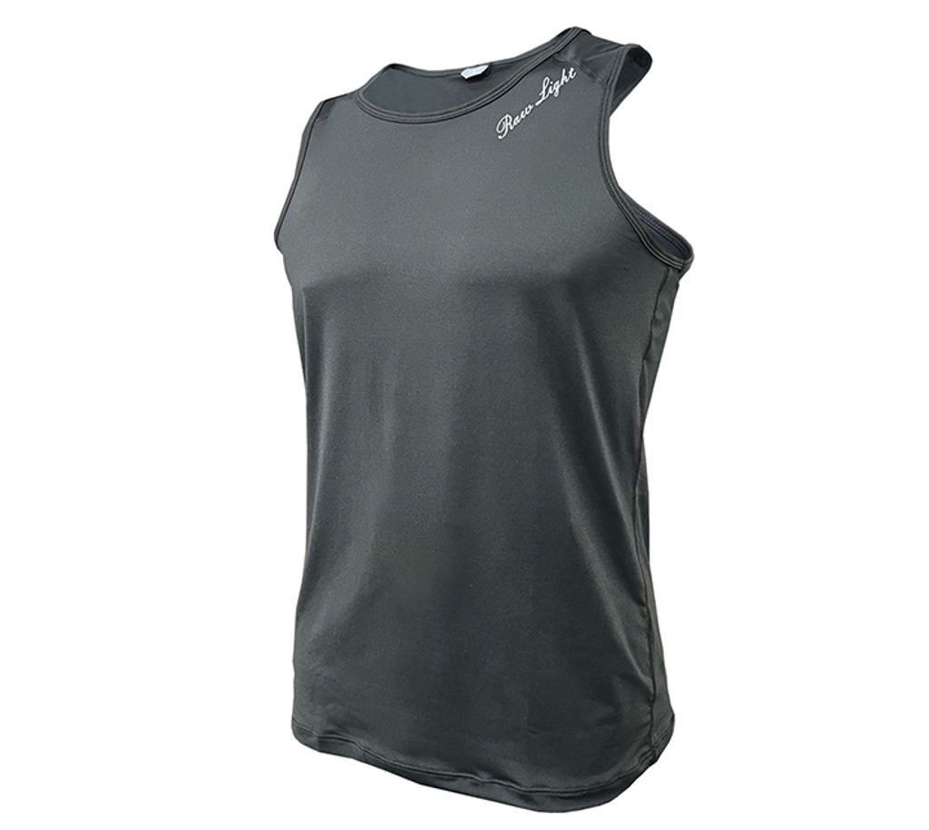 男 輕柔溫控石墨烯運動背心(曜石灰)