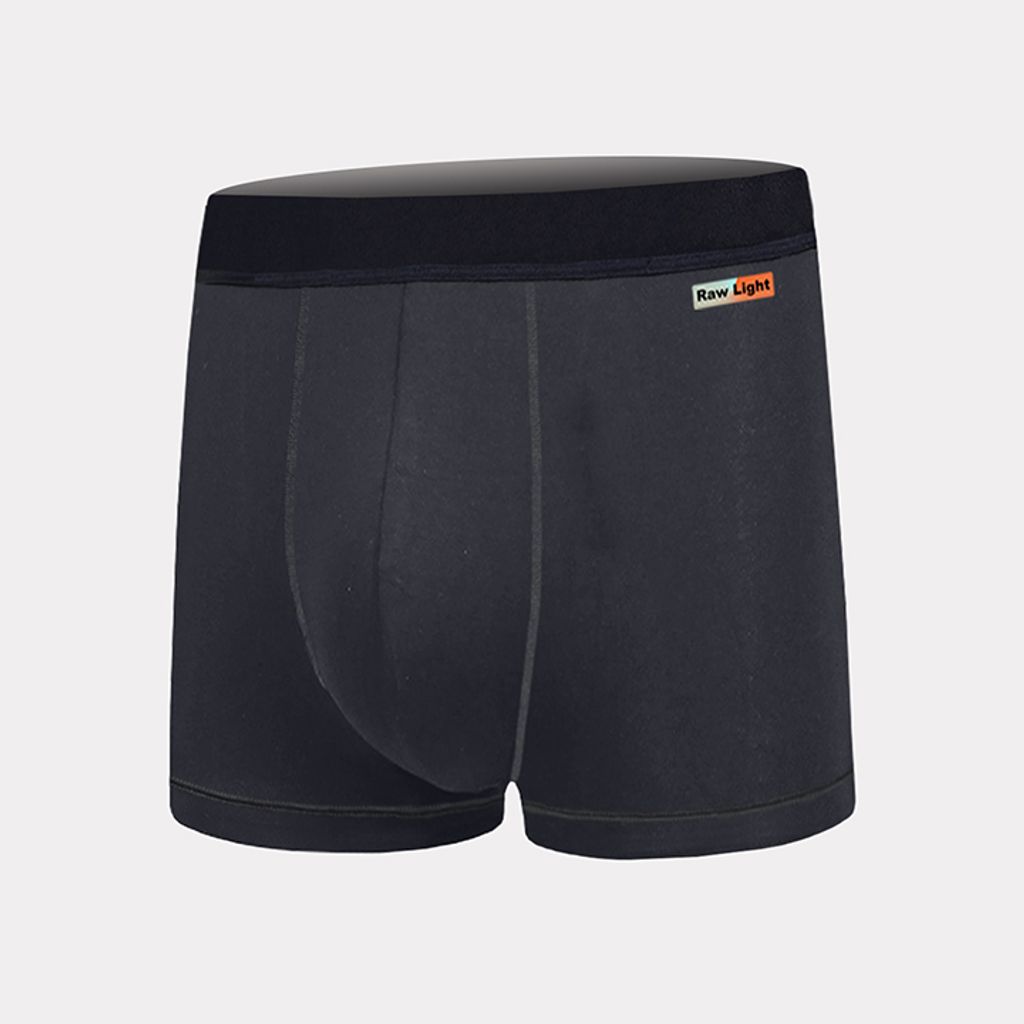 【Raw Light】男 輕柔超彈石墨烯內褲(曜石灰)