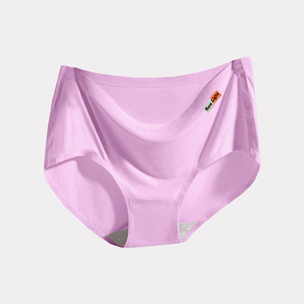 【Raw Light】女 輕柔無痕超彈石墨烯內褲(淡紫)
