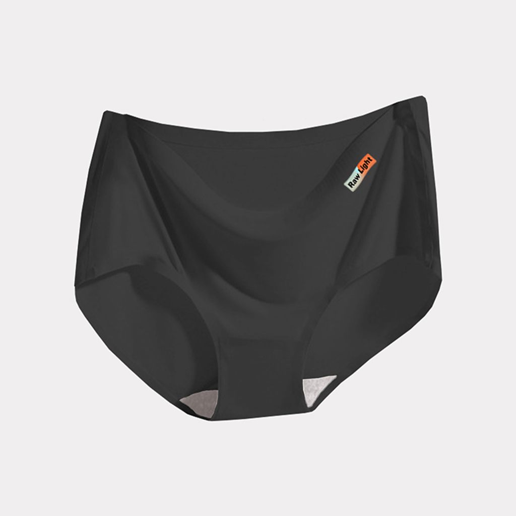 【Raw Light】女 輕柔無痕超彈石墨烯內褲(曜石灰)