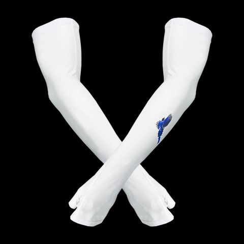 藍鵲 涼感木醣醇袖套(白色)