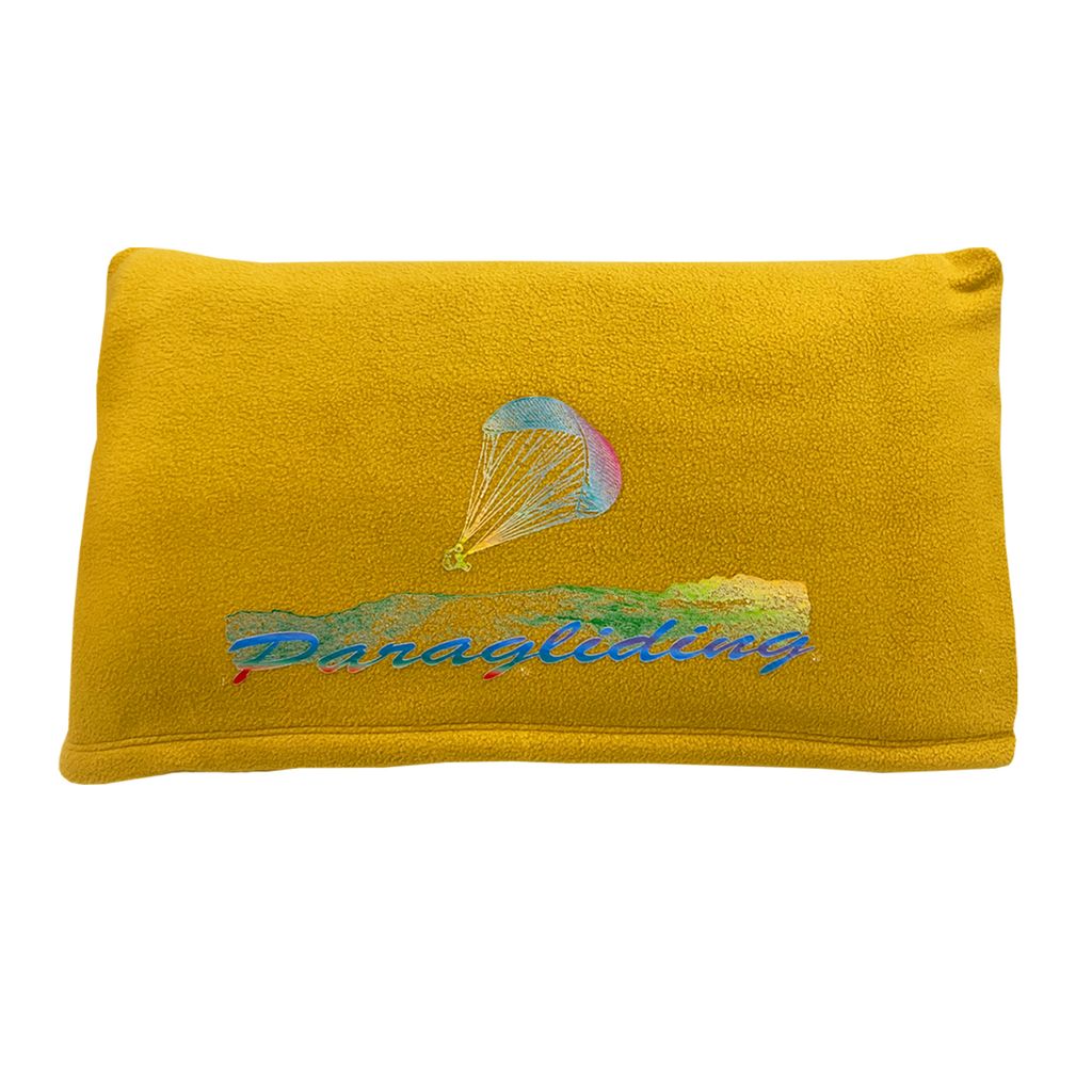 飛行傘 石墨烯保暖毛毯(麥黃)