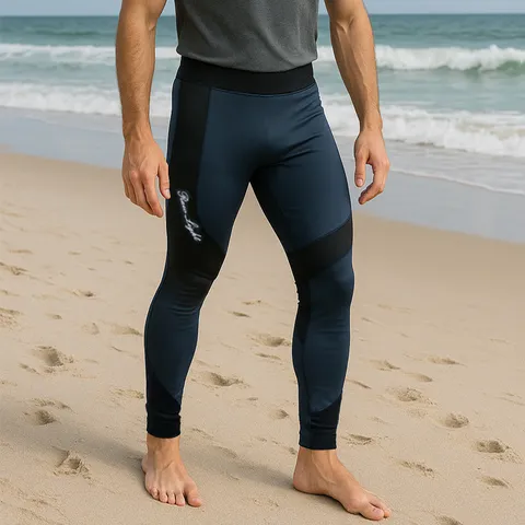 【Raw Light】男 超輕量水陸二用長褲(黑藍)