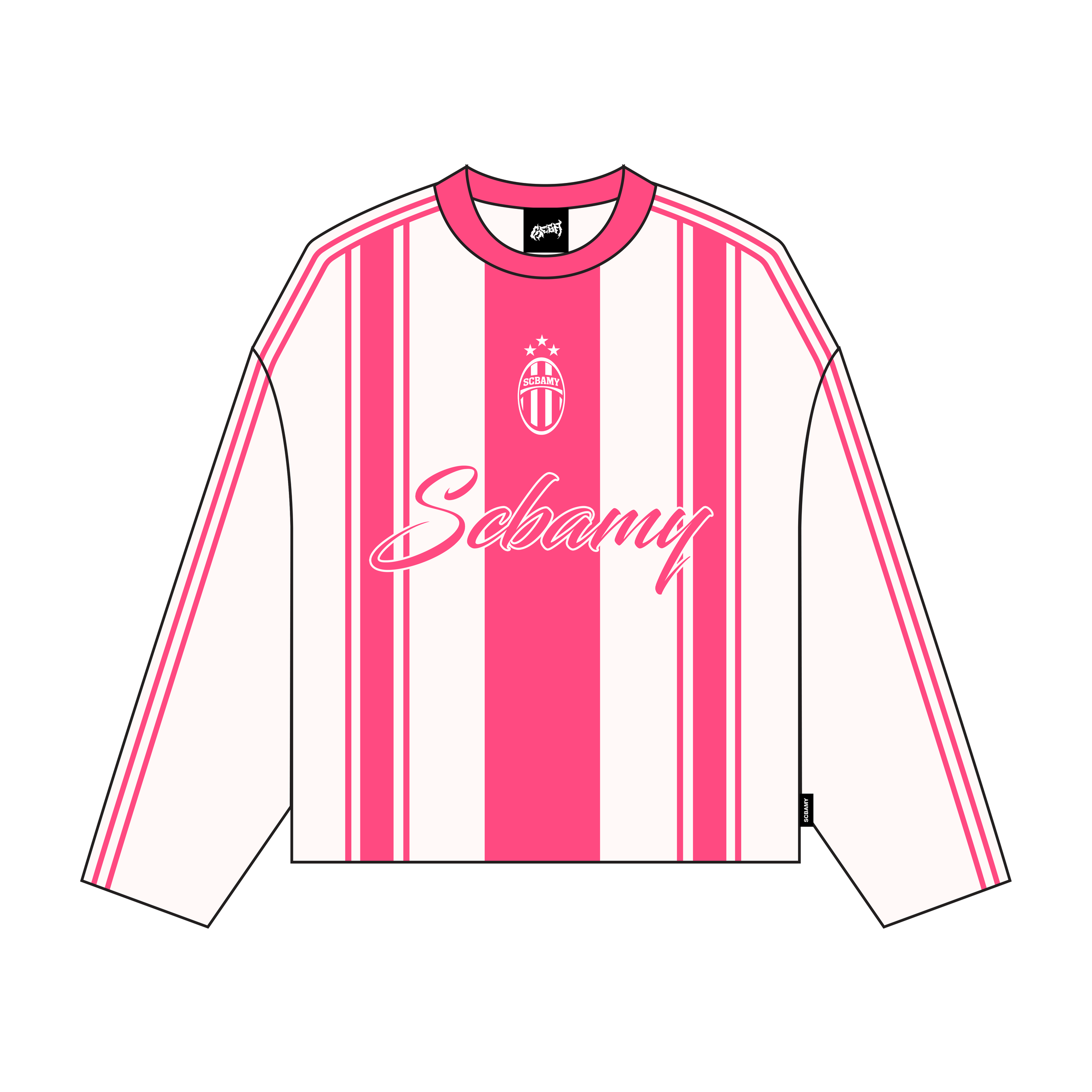 JERSEY CREAM PINK DEPAN