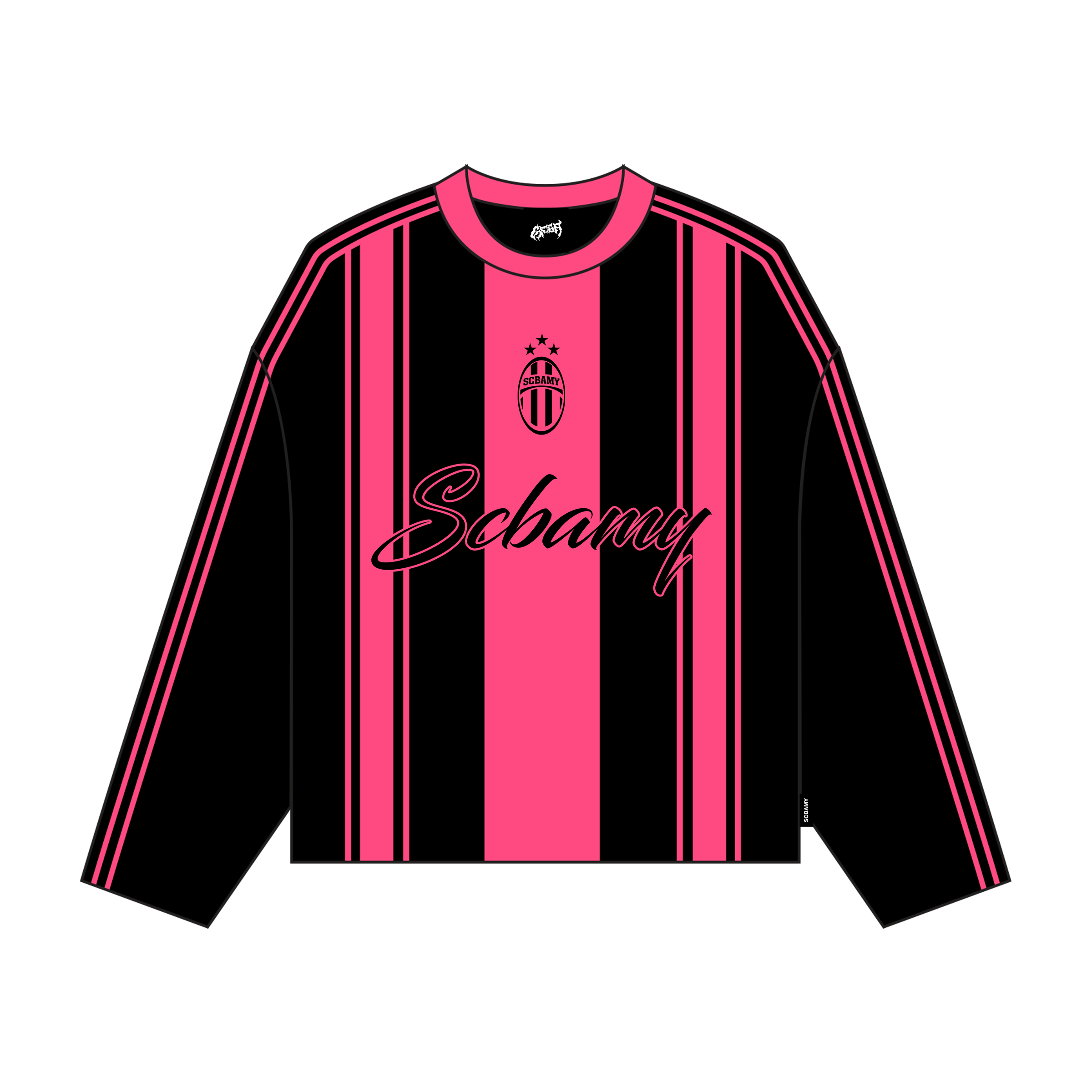 JERSEY BLACK PINK DEPAN