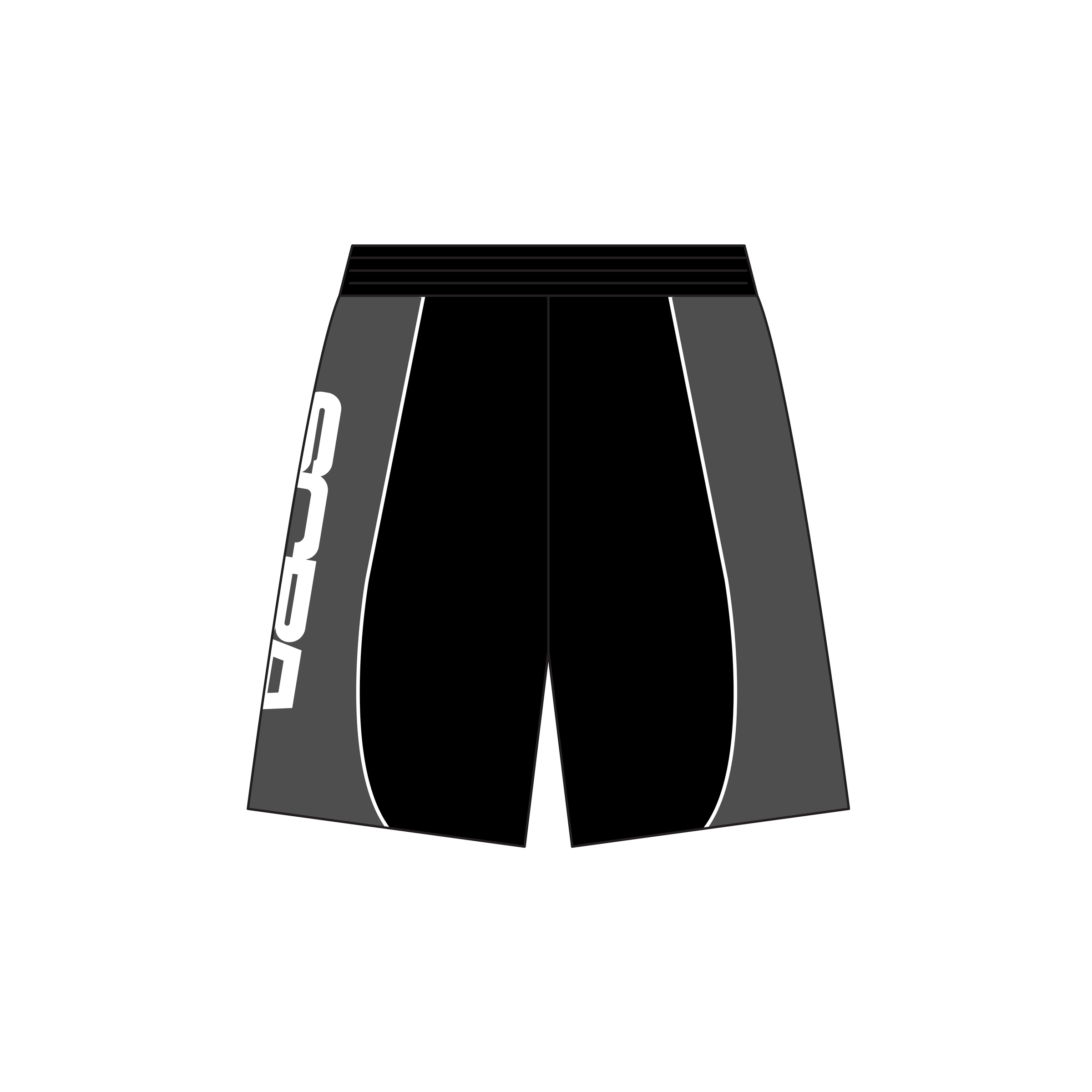 GRIDLOCK SHORTPANTS BELAKANG