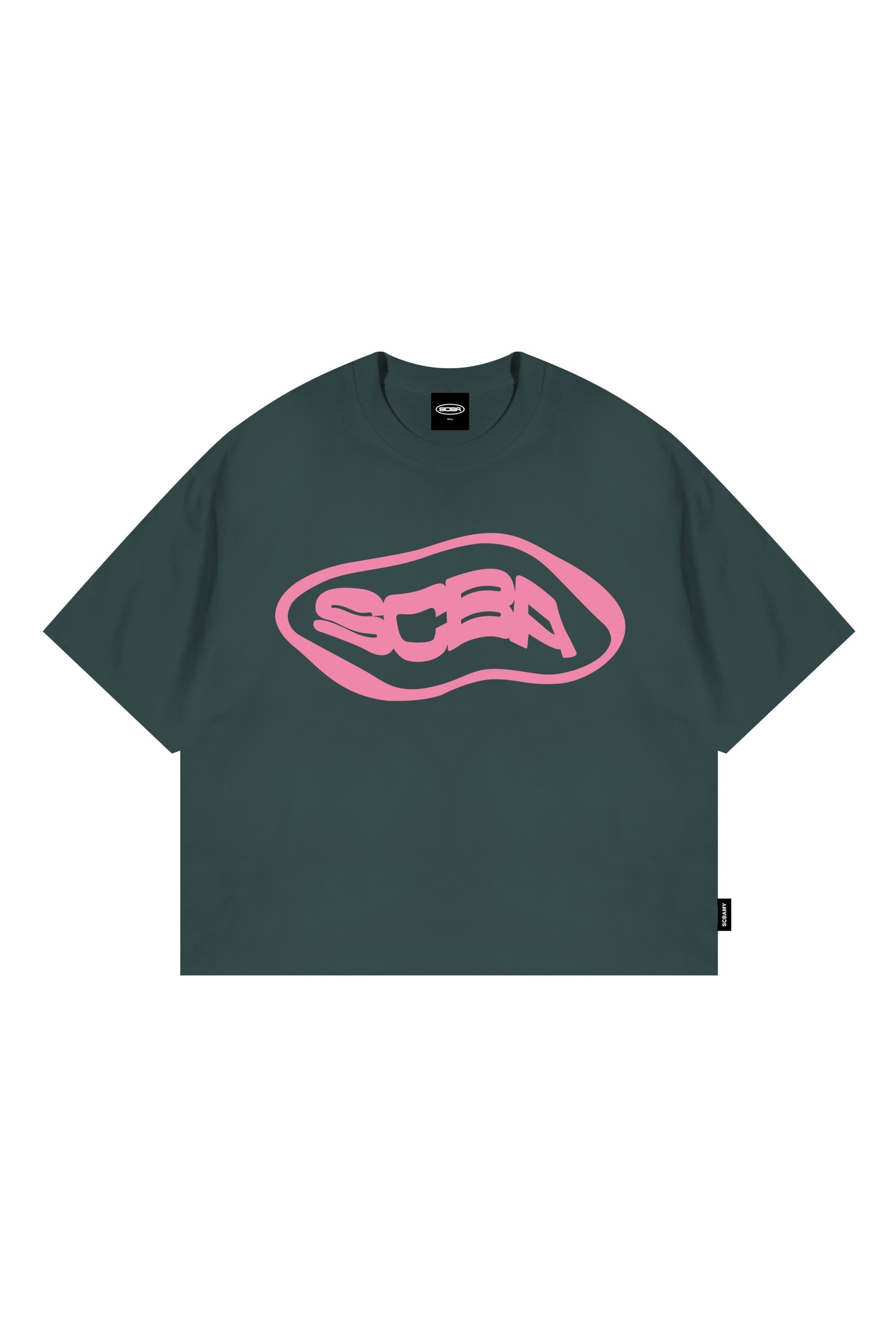 LIQUID GREEN TEE MOCKUP