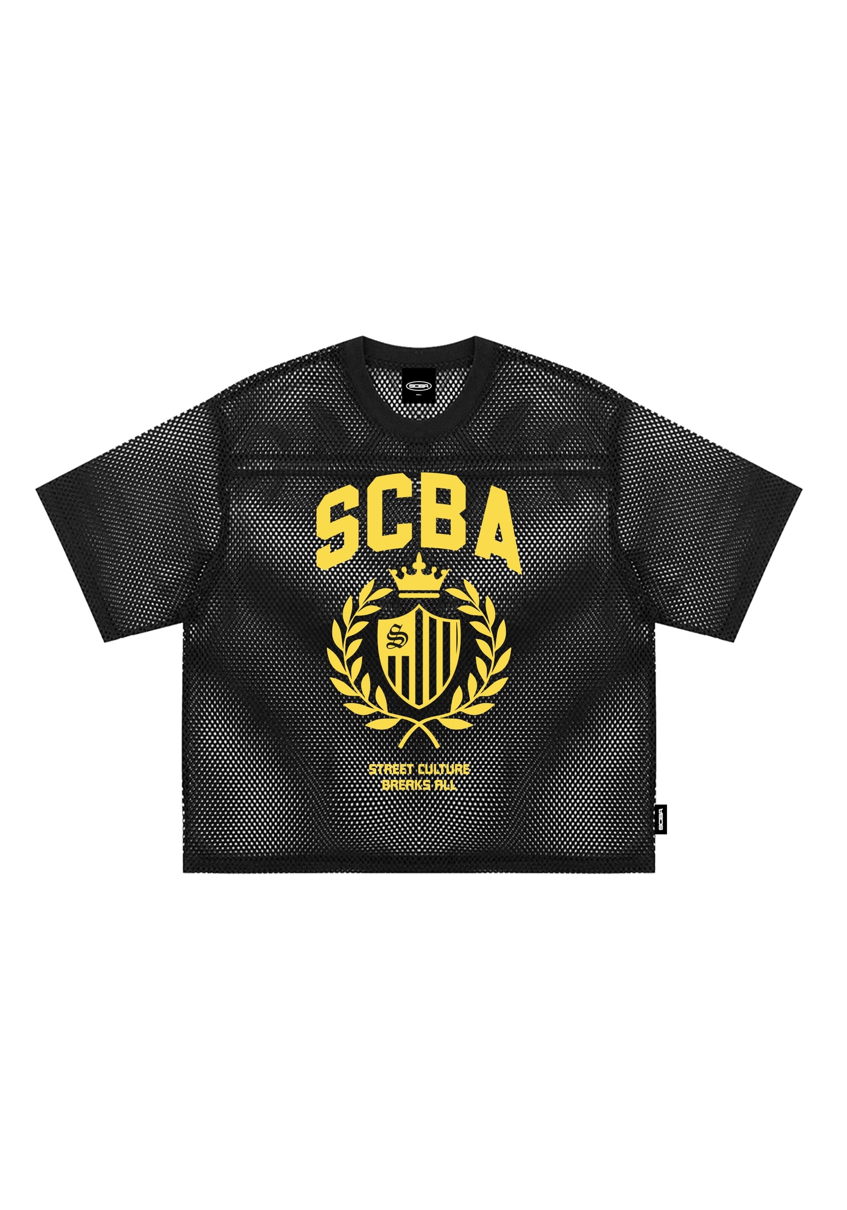 MESH JERSEY BLACK MOCKUP